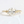 Staggered Oval Cluster CZ Engagement Ring