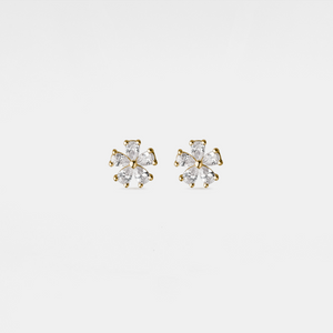Dainty Tiny Small Flower Stud Earrings