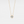 Bezel Setting Solitaire Moissanite Necklace