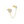 Dainty Gold Flower Chain Stud Earrings
