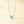 Minimalist Green Heart Stone Charm Necklace