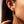 Moissanite Pear CZ Clover Drop Hoop Earrings