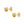 Chunky Interlocking Love Knot Stud Earrings