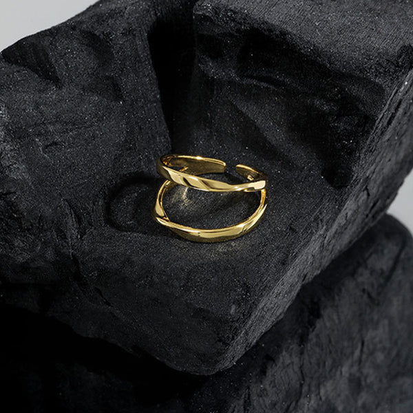 Double Layered Mobius Ring