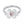Colorful Heart CZ Reversible Clover Band Ring