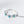 Dainty Turquoise Evil Eye Open Stacking Ring
