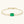 Emerald Crystal Charm Double Chain Bracelet