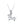 Pave CZ Loop Dachshund Pendant Necklace