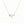 Classic Pearl Paperclip CZ Pendant Necklace