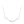Half Pearl CZ Pave Wave Bar Charm Necklace