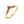 Magenta Floral Teardrop Stacking Bypass Ring