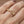 Sculpted Textured Butterfly Vine CZ Band Ring