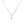 Curved Wave Teardrop Pendant Necklace