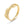 Gold Brushed Wavy Twist Half Pave Band Ring