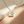 Minimalist Textured Floral CZ Charm Necklace