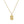 Opal Sunburst Rays Hexagon Charm Necklace