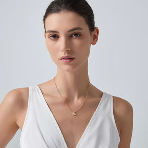 Seashell Starfish Pendant Beach Necklace