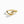 Dainty Round Solitaire Bypass Wave Band Ring