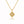 Square Textured Crisscross pendant Necklace