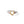 Dainty Two-Tone Horseshoe Crystal Band Ring