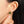 Vintage Branch Frame Olive CZ Stud Earrings