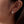 Moissanite North Star Huggie Hoop Earrings