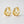 Minimalist Double Layered Split Hoop Earrings