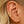 Classic Textured Leaf Branch Clip-On Earrings