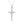 Textured Faith Crucifix Cross Charm Necklace