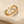 Organic Wavy Pearl Double Strand Open Ring