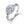 Dainty Round Moissanite Halo Twist Band Ring