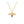 Honeybee Pave CZ Insect Pendant Necklace