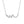 Pave CZ Twist Ribbon Wave Pendant Necklace