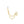 Dual Chain Starburst Lobe Chain Stud Earrings