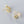 Flower Star Illusion Double Row Stud Earrings