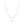 Double Layer Moissanite CZ Pendant Necklace