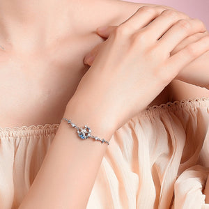 Ocean Starfish Pearl Star Shell Charm Bracelet