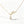 Classic Leaf Vine CZ Dangle Charm Necklace