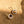 Tiger's Eye Halo CZ Leverback Hoop Earrings