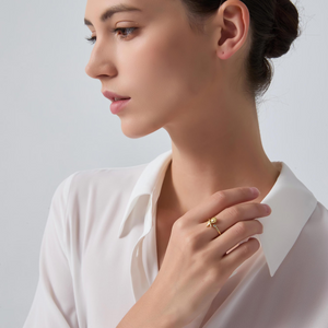 Seashell Starfish Beach Stacking Ring