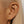 Tiny Textured Koi Fish Cartilage Stud Earrings