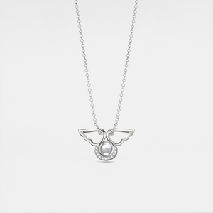Angel Wing Custom Photo Projection Necklace