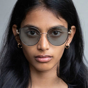 Geometric Photochromic Cat Eye Sunglasses