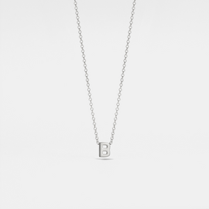 Custom Initial Letter Pendant Necklace