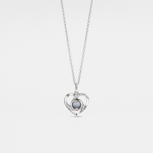 Heart Custom Photo Projection Necklace