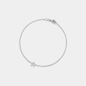 Initial Letter Charm Stacking Bracelet