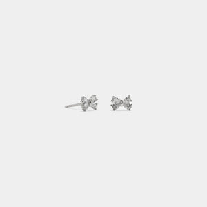 Tiny Small Bow Cartilage Stud Earrings