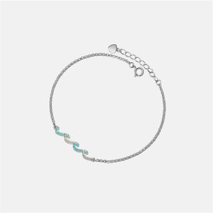 Ocean Sea Wave Charm Stacking Bracelet
