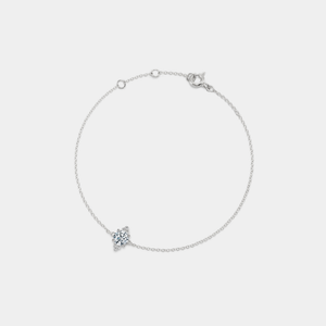 Minimalist Starburst Cluster Stacking Anklet
