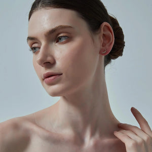 Ohrstecker mit Lorbeerblatt-Motiv